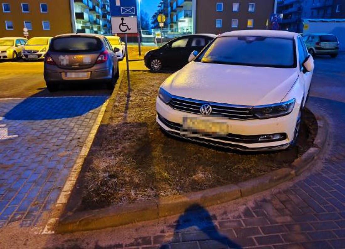 illegal car parking
