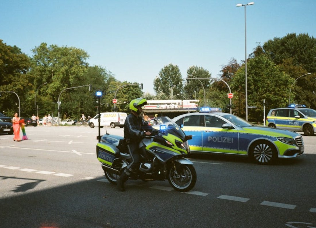 traffic police car