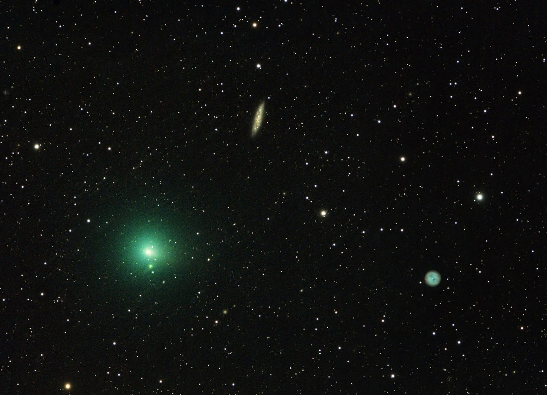Hubble telescope comet