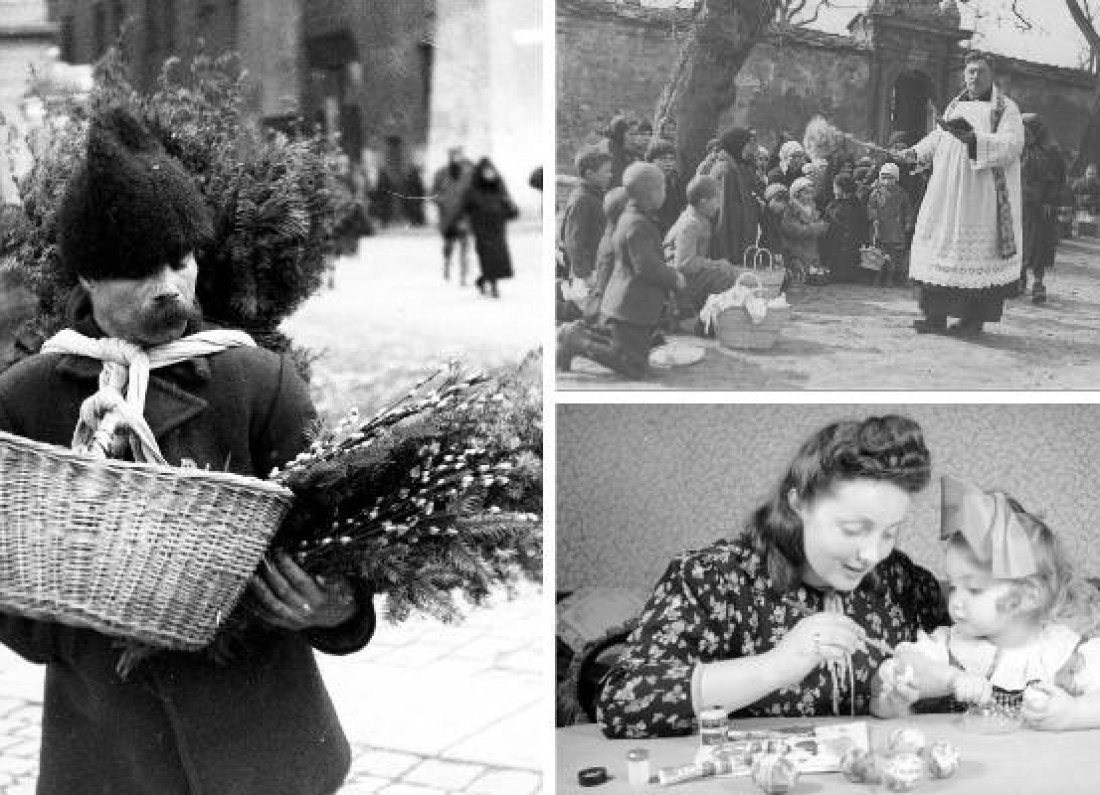 vintage easter celebration