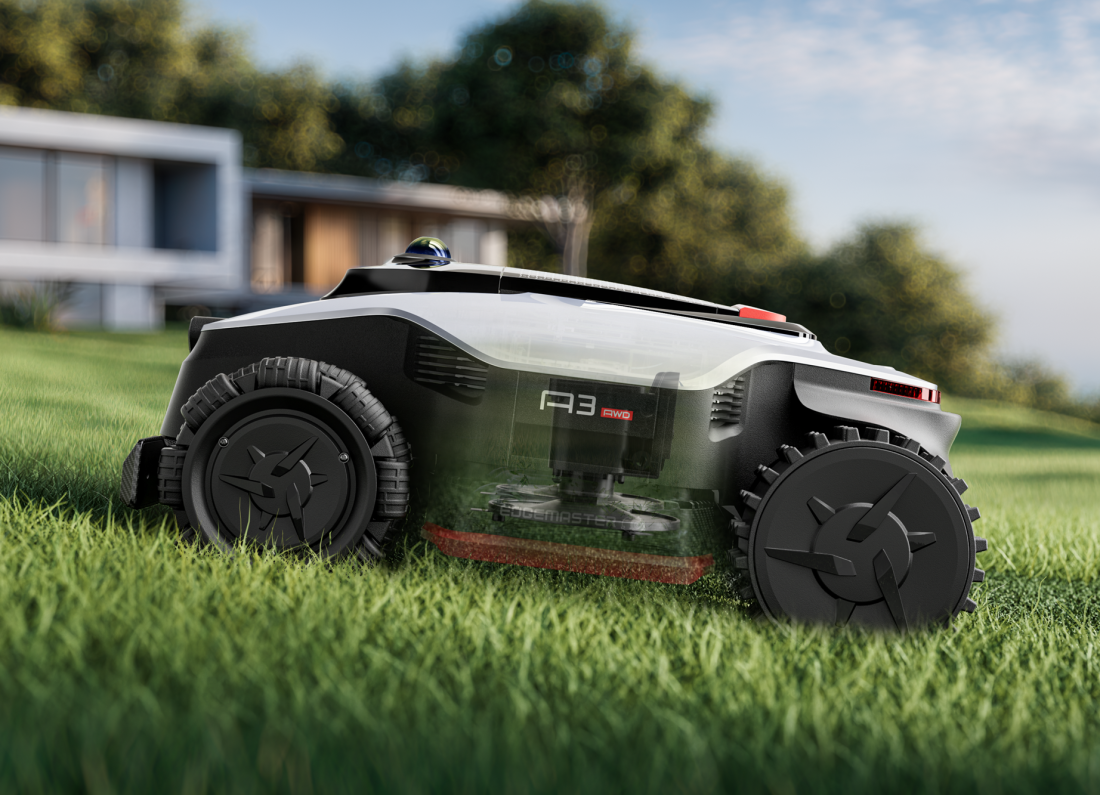 lawn mowing robot