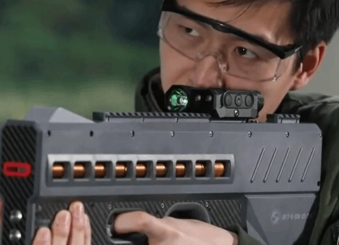 electromagnetic handgun prototype