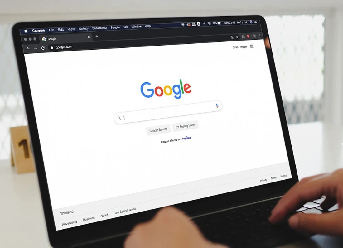 google search screen