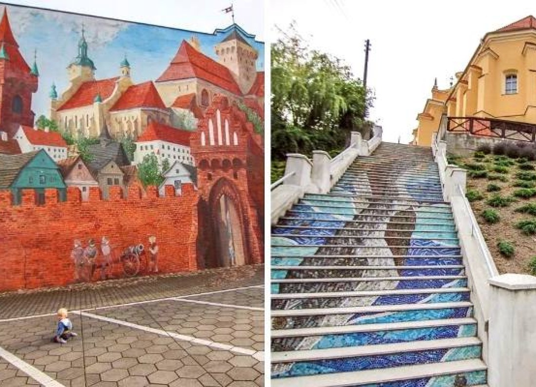 Pyzdry town landscape