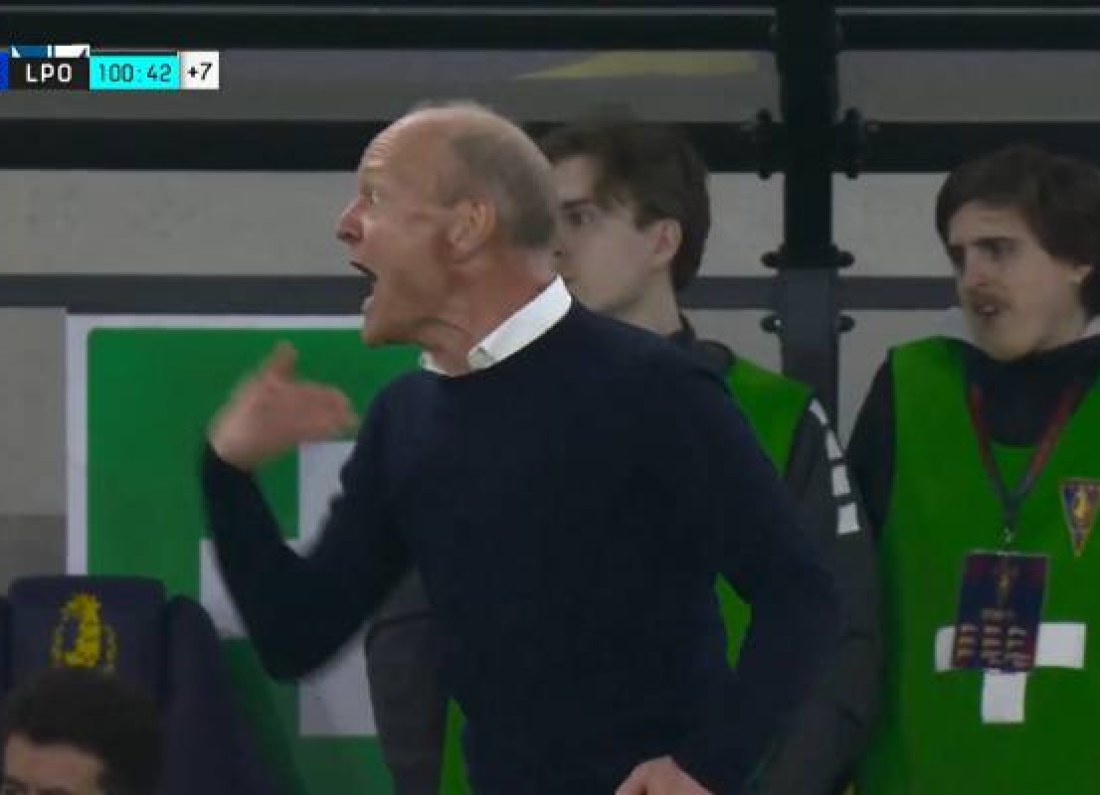 football coach reaction