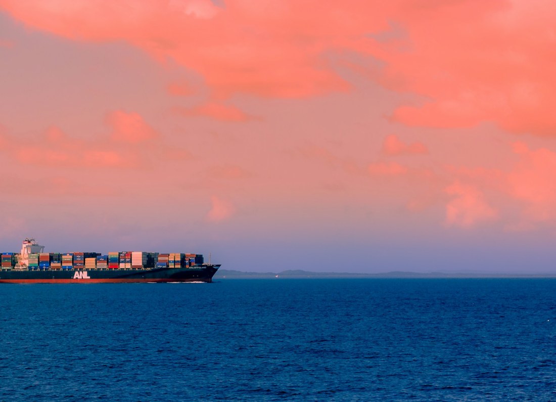 giant container ship