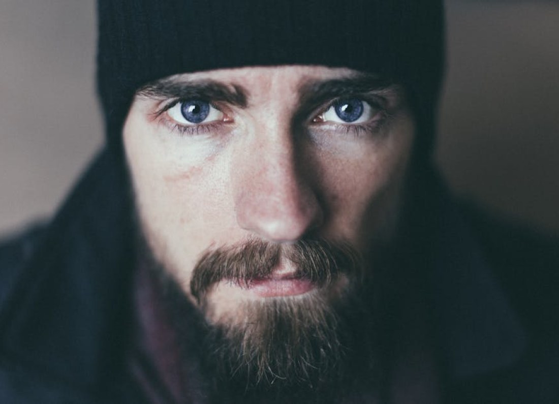 man portrait serious