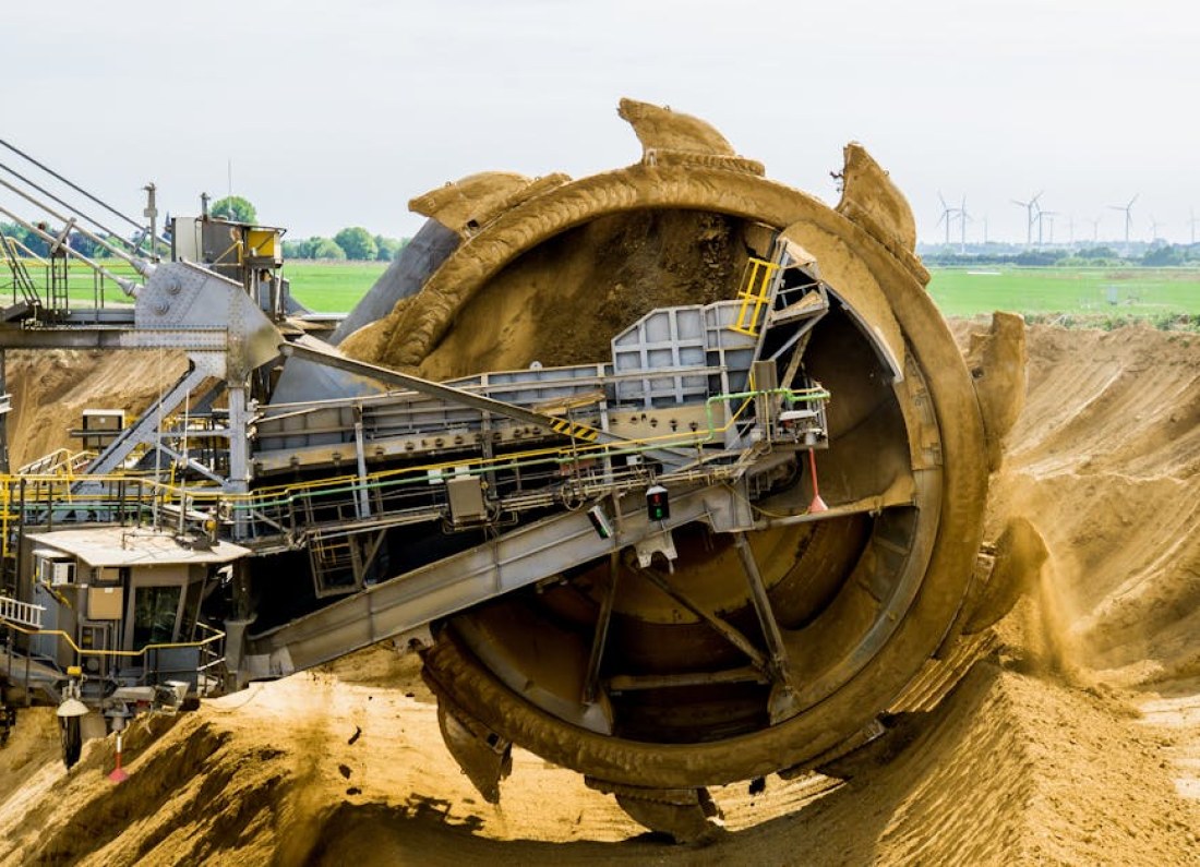 lithium mine excavation
