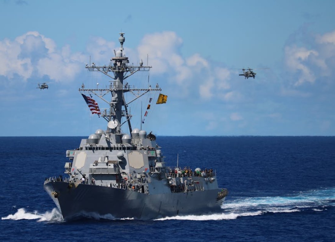 USS Patrick Gallagher destroyer sea trials