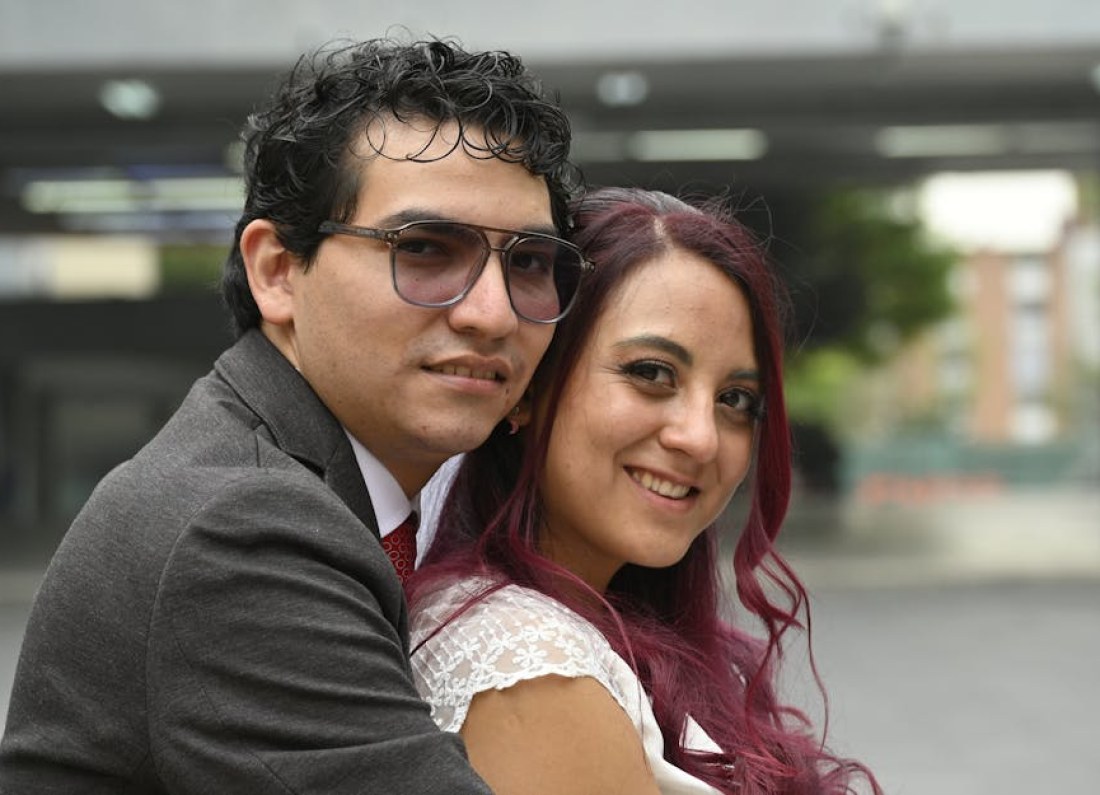 happy couple wedding