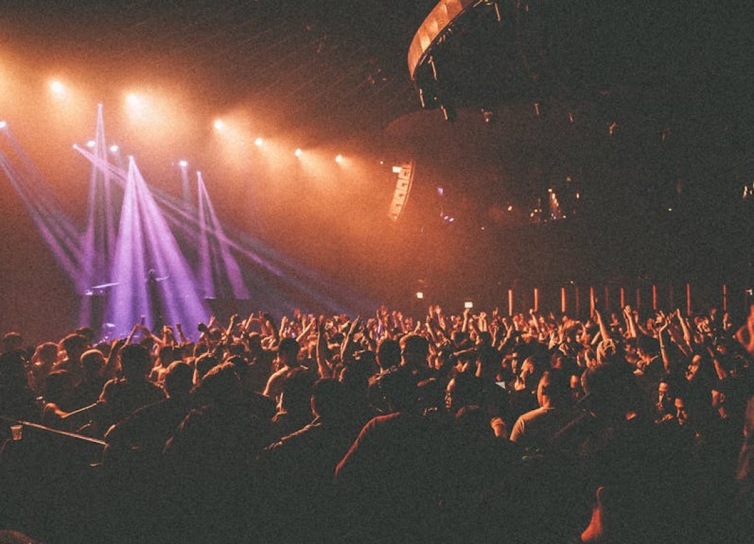 Metallica concert crowd